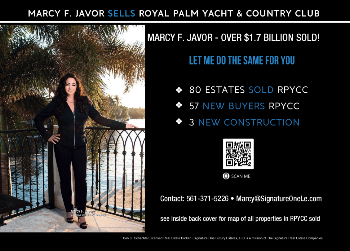 Marcy sells Royal Palm